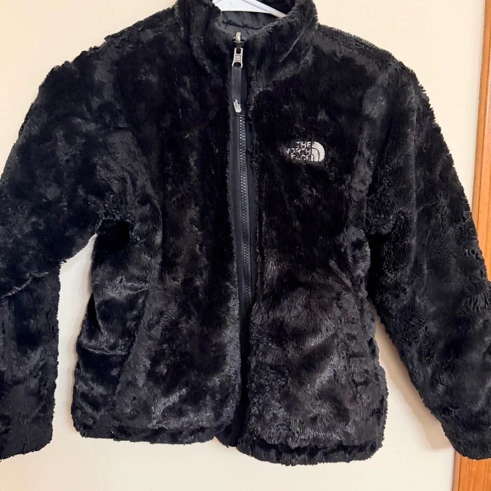 The North Face Women's Black Puffer Jacket with Sherpa Lining